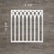 Ekena Millwork Medium Cedar Park Decorative Fretwork Wall Panels in Architectural PVC, 15 3/8"W x 15 3/8"H x 3/8"T WALP16X16CRP - alternate 3